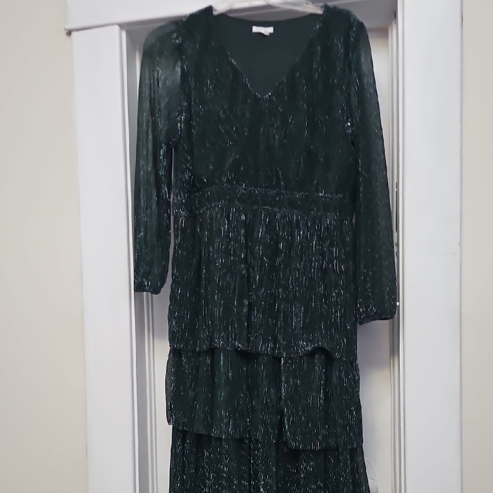 Elegant Dark Green Evening Dress